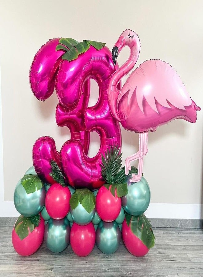 BBPOOL 5 Balloon Number Hot Pink 5 Birthday Balloon 40 inch Foil Mylar Large 5 Balloon Numbers for Birthday Party Anniversary Festival - Image 4